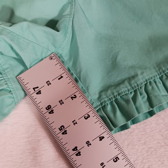 Lands End Shorts, Girls, Ruffled Hem, Mint Green, Pull on, Size XL (14-16) - Picture 8 of 10